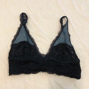 Free people lace and sheer bralette